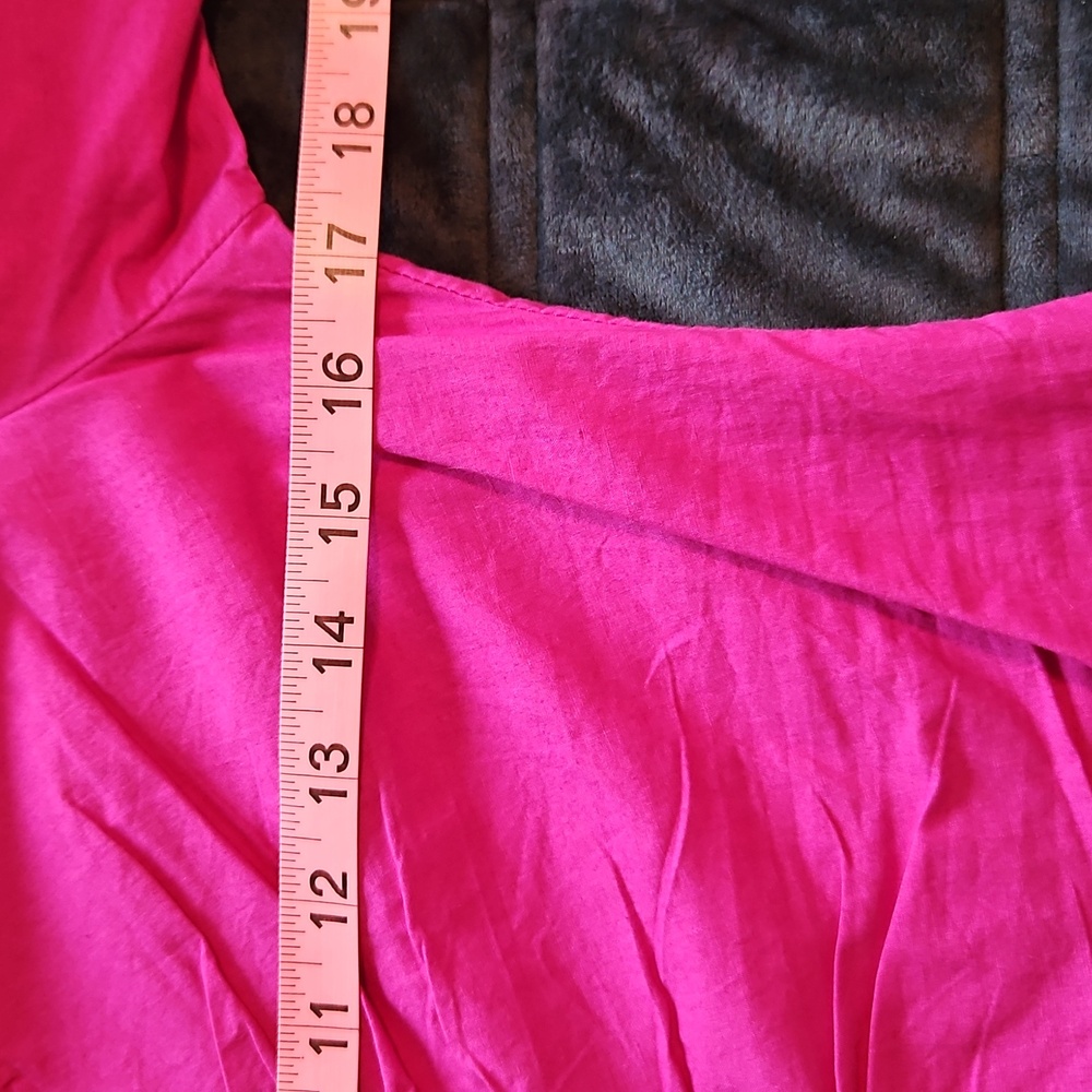 Free People Hot Pink Hope Mini Dress, NWT, M, Cotton, Summer - Picture 9 of 11